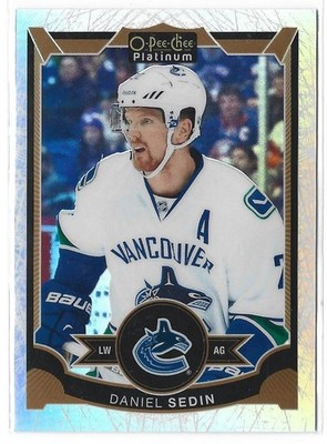 Daniel Sedin 2015-16 O-Pee-Chee Platinum White Ice #/199