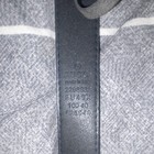 Gucci Men's Black Dress Belt Gold GG Logo Buckle Adjustable Size 100/40 — photo 2