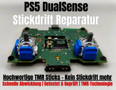 Playstation 5 PS5 Controller Stickdrift Reparatur / Umbau K-Silver JS13 Pro+ TMR
