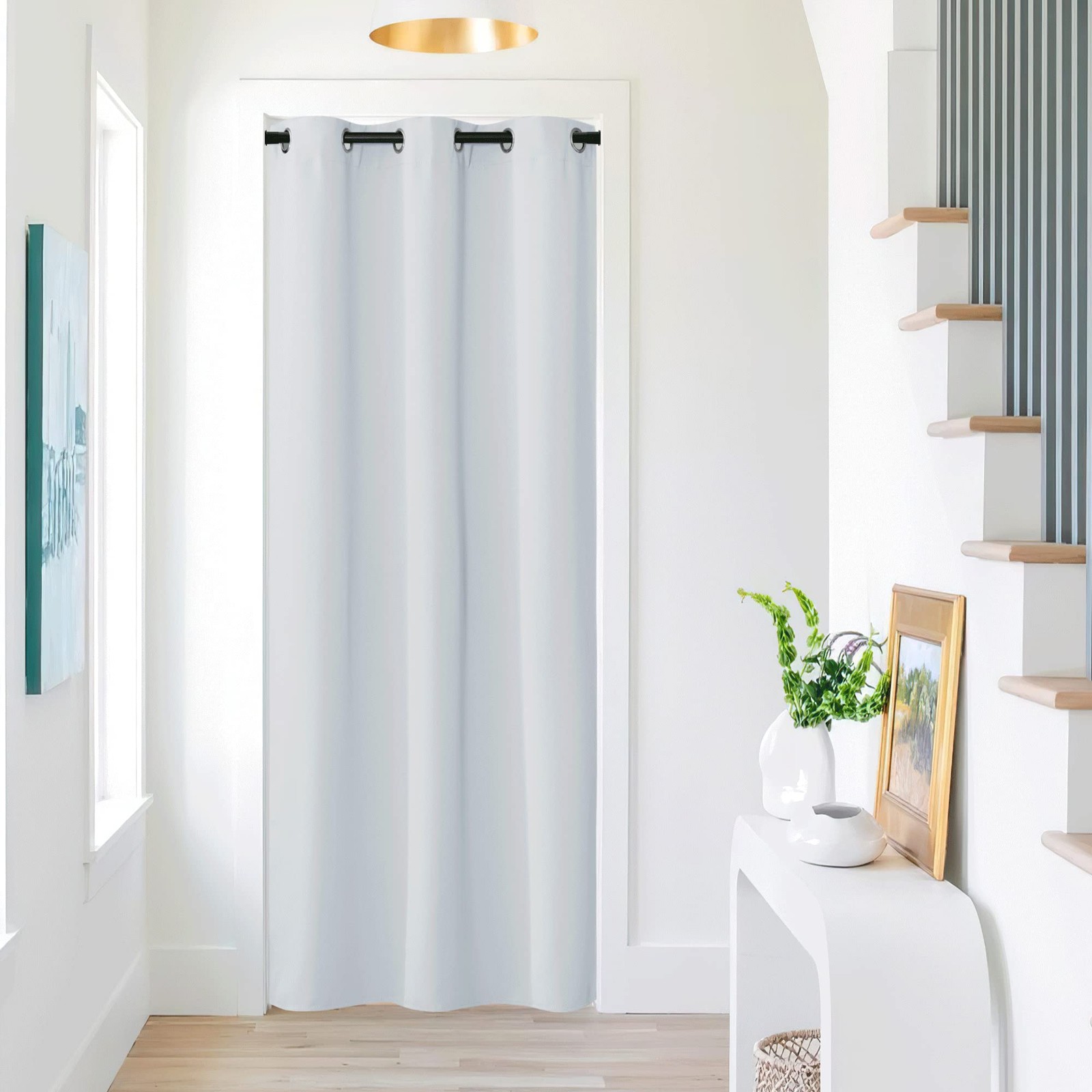 NICETOWN 80-Inch Room Darkening Privacy Door Curtain for Easy Installation-image