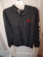 Nike Men's Black Full Zip Hooded Jacket Size XXL
