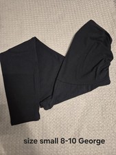 Ladies Black Maternity Leggings Size 8-10