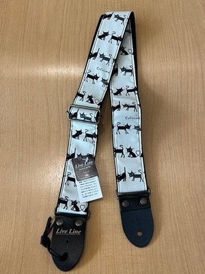 Live Line Gitarre Bass Effekt Gurt Comfort Zubehör Animal Design Cat C860