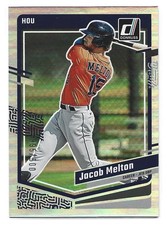 Jacob Melton 2021 Donruss Baseball Career Stat Line /500 #131 - Astros