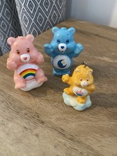 Vintage Care Bears Bear Figures X3 b1 