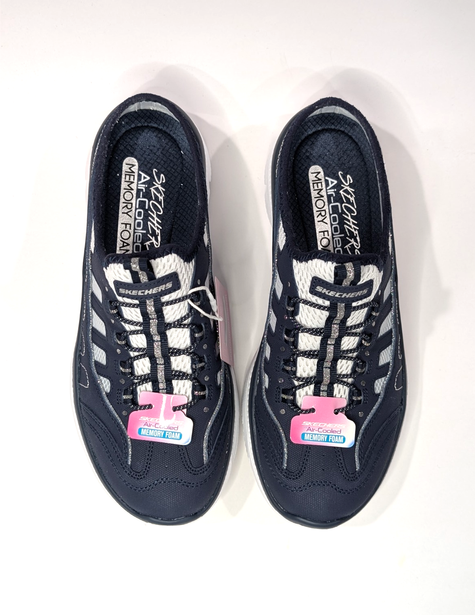 Skechers Summits Plus Cosmic Sparkle Navy Women's Shoes-Asst Sizes