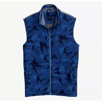 Johnnie-O Men's Leroy Performance Camo Vest M MSRP $228.00