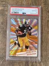 REVOLUTION SUNBURST /18 PSA 10💎Jerome Bettis🏆Hall of Fame STEELERS🔥Case Hit