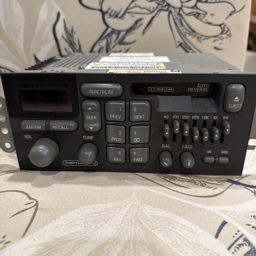 16151312 AM/FM CASSETTE W/EQ 1994 PONTIAC FHW UT6 FACTORY RADIO Remanufactured