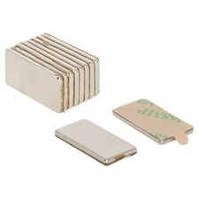 N42 Neodymium Adhesive Magnets - 20mm x 10mm x 1.5mm thick - 2kg Pull