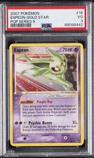 2007 POKEMON POP SERIES 5 #16 ESPEON-GOLD STAR PSA 3 on eBay