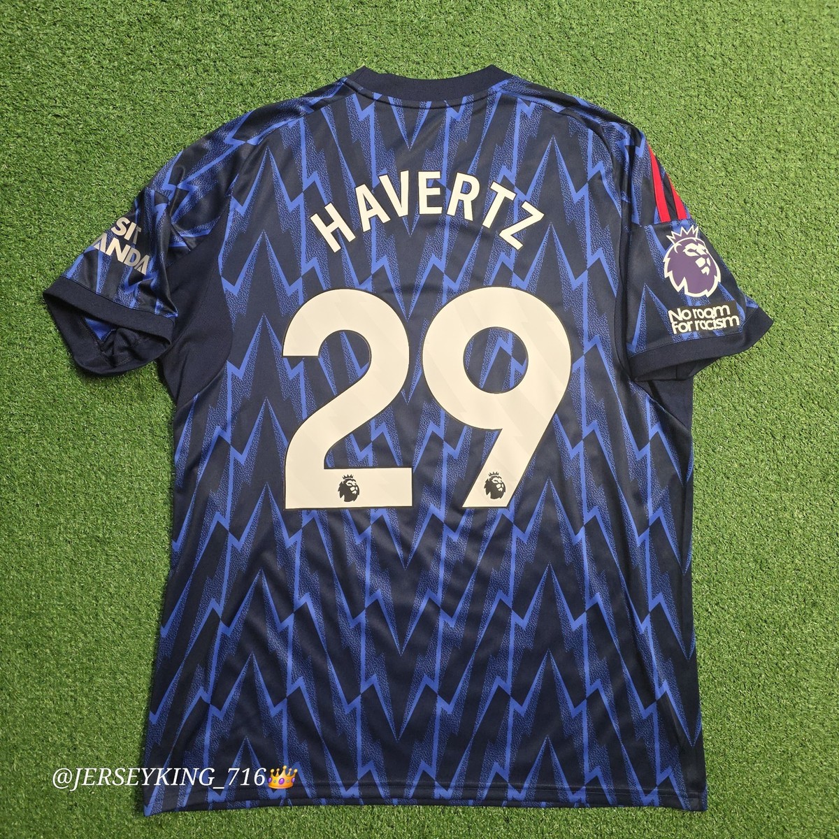 Adidas Arsenal FC Kai Havertz#29 2025/2026 Away Jersey EPL Patch