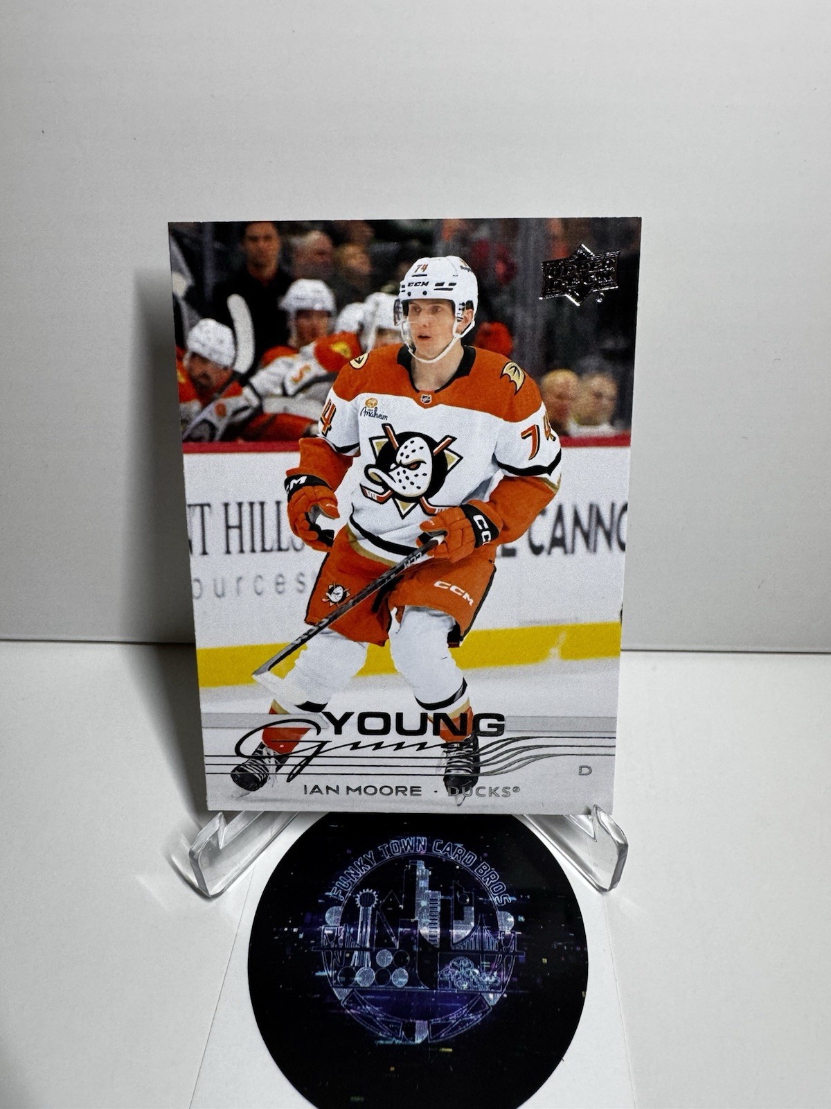 2025-26 Upper Deck Series 1 Ian Moore  Young Guns RC #232 Anaheim Ducks