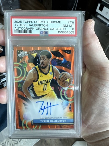 2025 Topps Chrome Tyrese Haliburton Chrome Autographs (RAW)