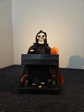 Gemmy AS IS Rocking Grim Reaper Vintage Halloween Prop