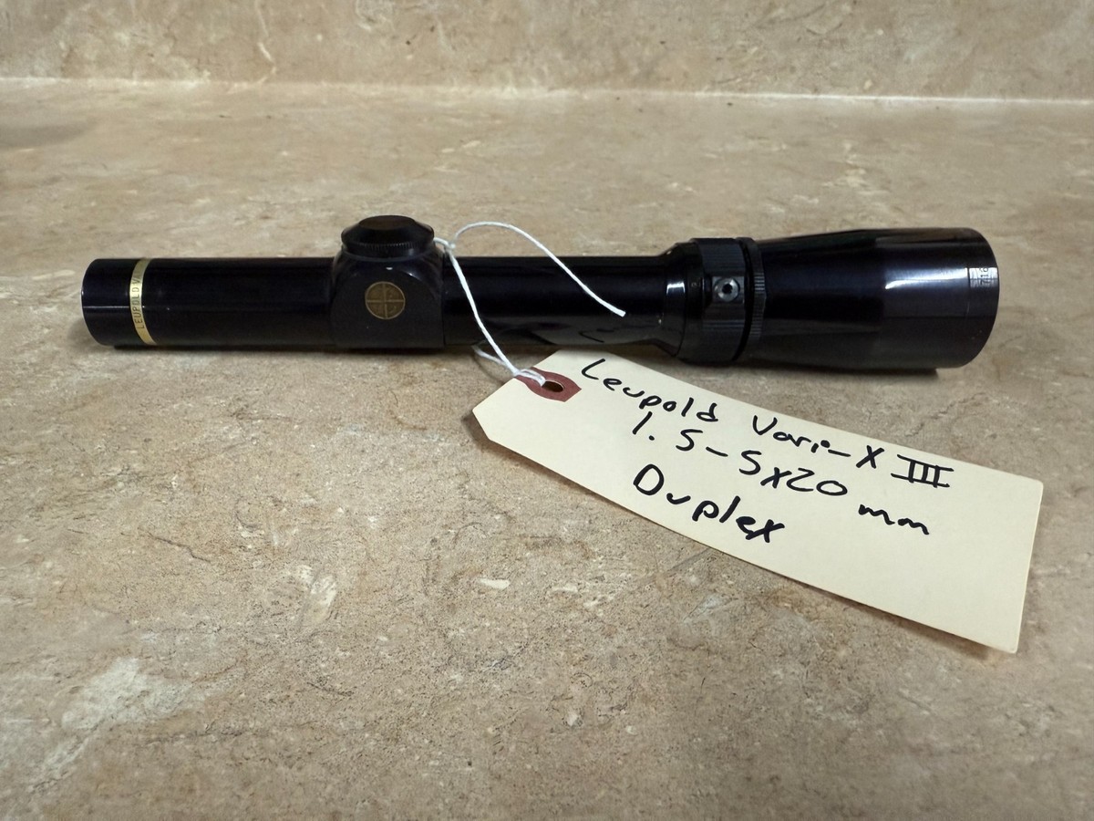 L44 Used - Leupold - Vari-X III - 1.5-5x20mm - Duplex | eBay