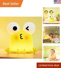 Dimmable Frog Night Light - Soft Silicone Lamp for Peaceful Sleep  Kids' Decor