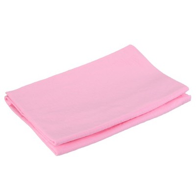 Shammy Cloth for Car Drying, 26 x 17 Inch Chamois Towel, Pink