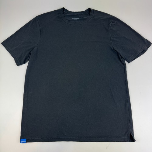 Janji Running Herren T-Shirt Größe M dehnbar Baumwollmischung schwarz