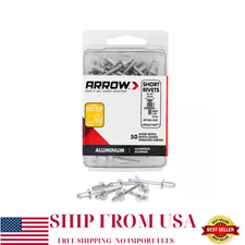 3/16 in. x 1/8in. Aluminum Rivets (50-Pack)