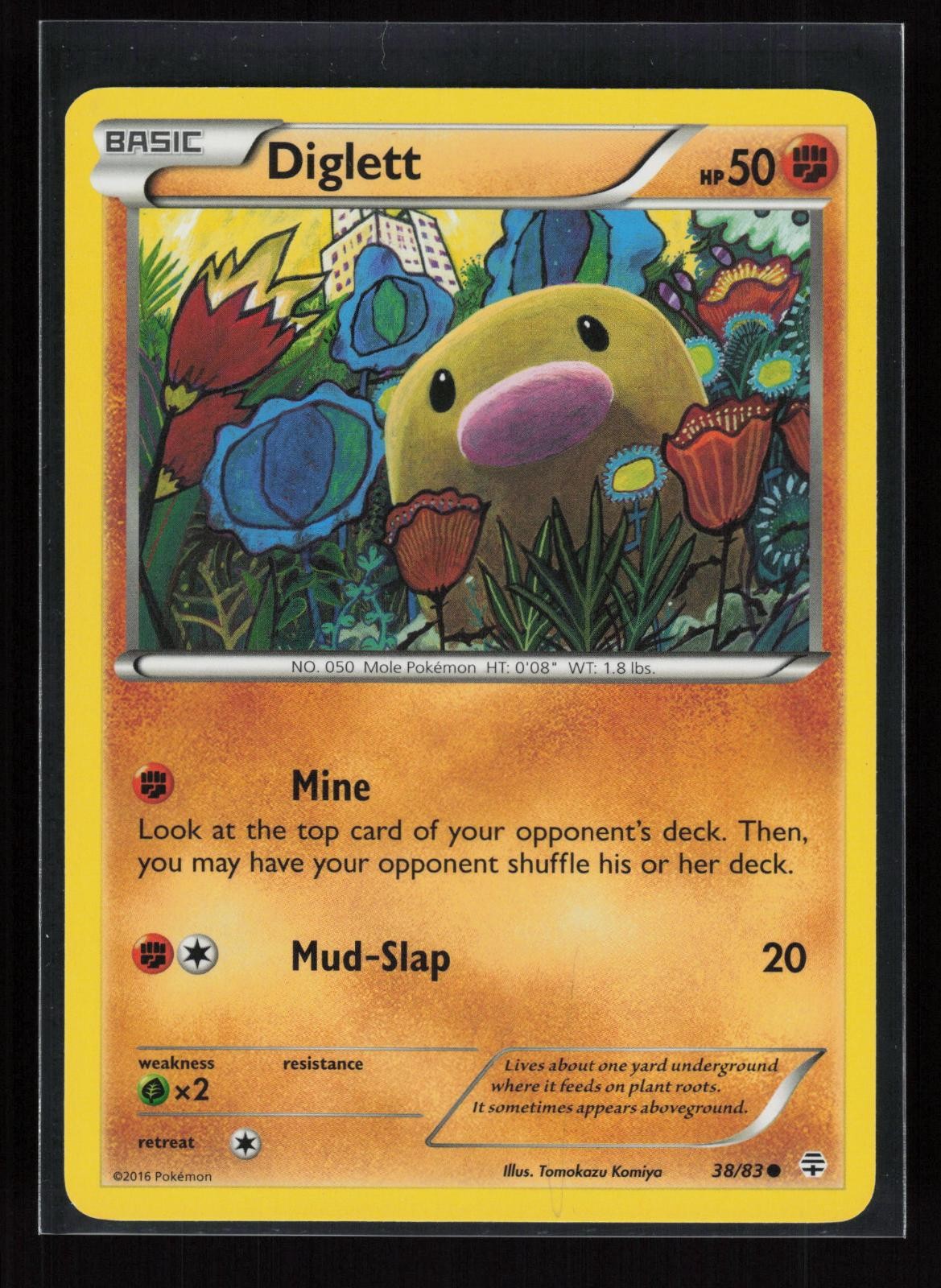 Diglett 38/83 - Common Generations Pokemon Card E6 - NM/M