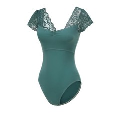 Womens Short Sleeve Leotard for Ballet Ballerina Dance Costume