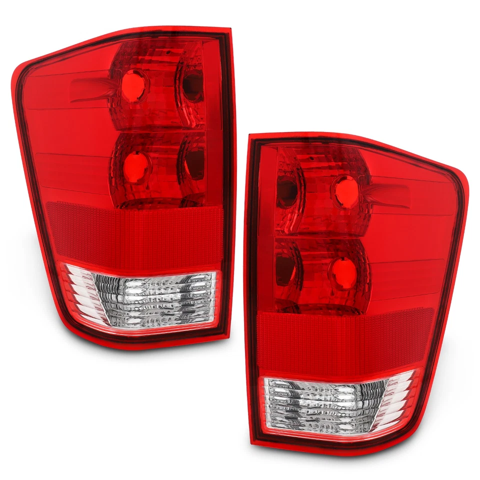 For 2004-2015 Nissan Titan Chrome Housing Headlights and Tail Lights LH RH - Image 3 of 4