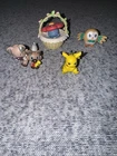 Pokémon Toy Figure Mixed Lot Vintage Toys Pikachu Re-Ment Rowlet 2-Rockruff