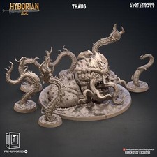 Tentáculo Thug de cianuro de arcilla impresa en 3D monstruo edad híbrida 28 mm -32 mm Ragnarok