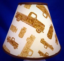 Milk Can Vintage Delivery Truck Lampshade Handmade Lamp Shade