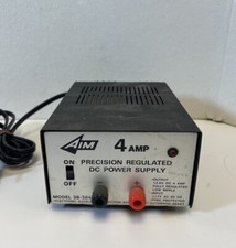 AIM REGULATED DC POWER SUPPLY 38-384 13.8 VOLTS 4 AMP 117 Volt input - Tested