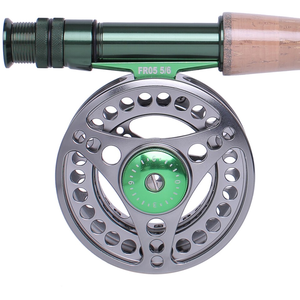 Fishing Line Fly Fishing Reel Large Arbor 2+1 BB With CNC-machined