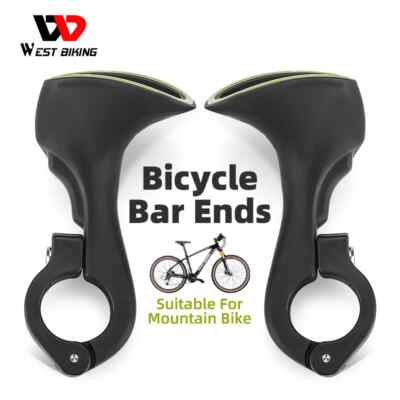 MTB Bicycle Bar ends Ergonomic Design Bike 22.2mm Nylon Inner Handle Bar Grips