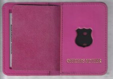 New York City Police Officer's Mother 1-inch mini pin wallet no mini - PINK