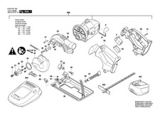 Bosch Ersatzteile für PKS 18 LI Akku-Kreissäge