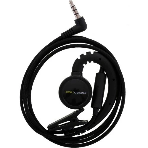 Ceecoach Mono Kabel Headset schwarz | Neu
