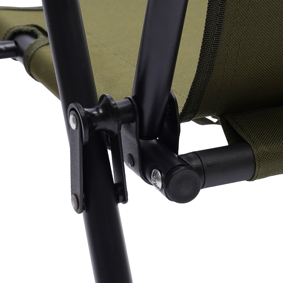 Highquality Folding Camping Chair with Antislip Pads and Beech Wood