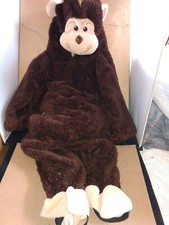 Child's size 18 Months One Piece Monkey Brown Tan Plush Costume