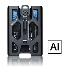 GOVO Badge Holder/Wallet - Aluminum version, Black Original seller 