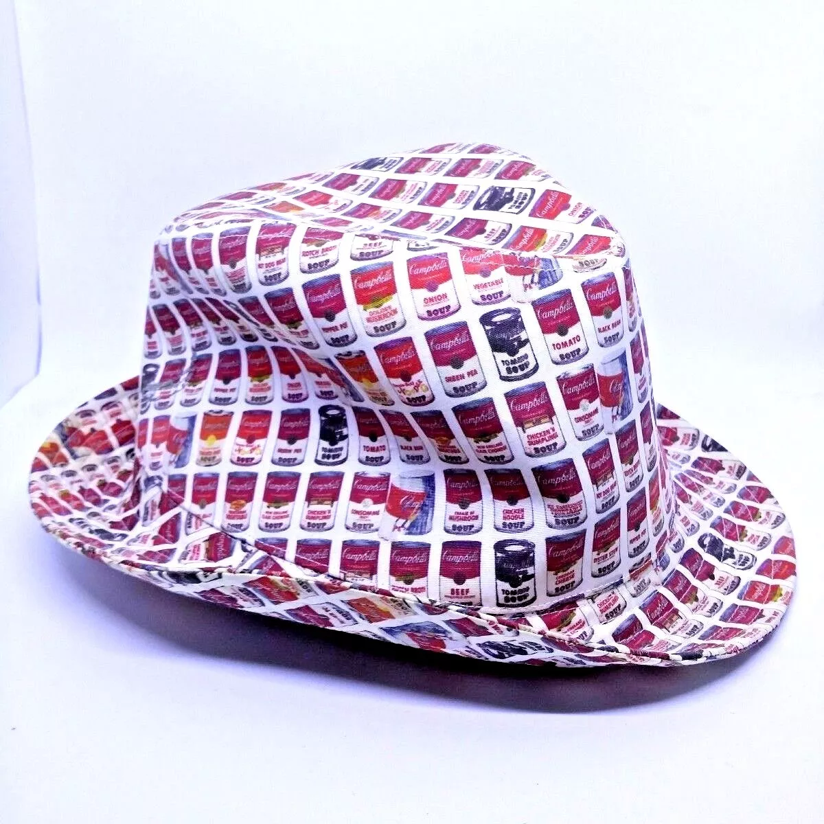 Andy Warhol Campbell's Soup Can Pattern Japan by CA4LA Men Women Hat - Rare