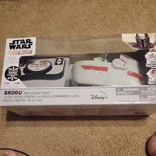 New Disney Star Wars The Mandalorian Grogu and Hover Pram 2.4 ghz Radio Control 