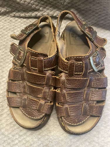 VINTAGE 90s Dr Martens Leather Platform 