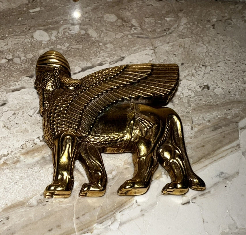 VTG MMA Winged Lion Brooch Or Pendant Museum of Modern Art