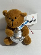 Hershey Park Hershey's Kiss Plush Bear w/tag 6" BRAND NEW W/ TAG - Toy Factory