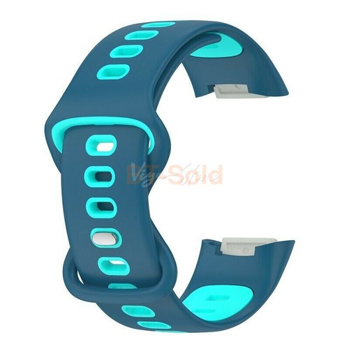 For Fitbit Charge 5 6 Replacement Silicone Wristband Watch Sports Band Strap - Picture 7 of 24