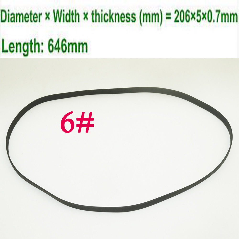 10x Turntable Belt Replace Turntable Phono, Tape , CD Plattenspieler