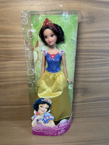 Snow White Disney Sparkling Princess Doll Mattel 2014  #BBM25 NIB - Picture 1 of 3