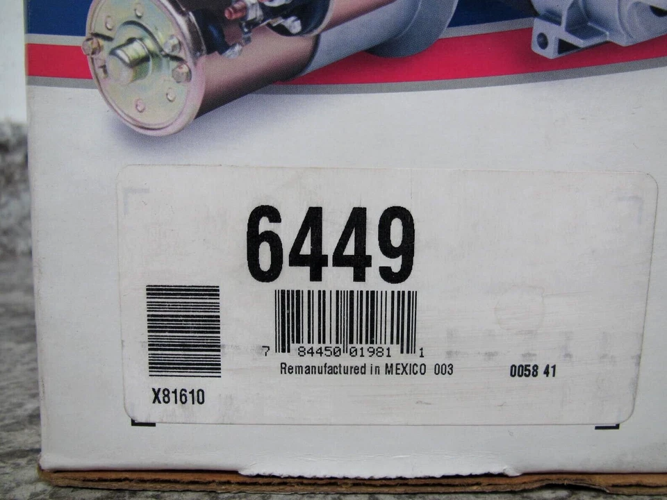 Arranque Chevy/GMC Genco 6449/94-05 1994-2005 remanufacturado envío gratuito Foto 3 de 4