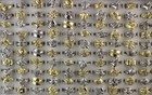 Women's Jewelry Wholesale Lots 32pcs Clear Rhinestone Mixed Gold/Silver P Rings