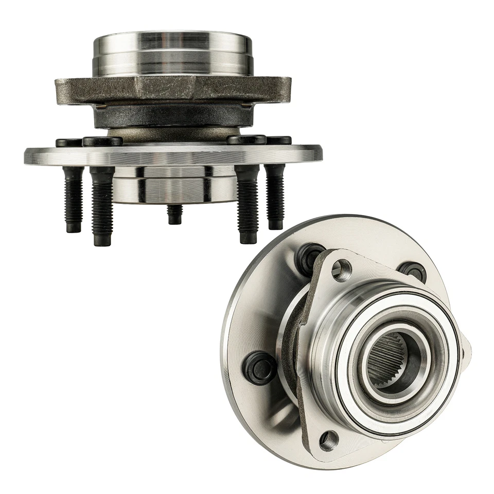 Pair For 1997-1999 2000 Ford F-150 4WD w/o ABS Front Wheel Hub & Bearing 515017 - Изображение 3 из 4